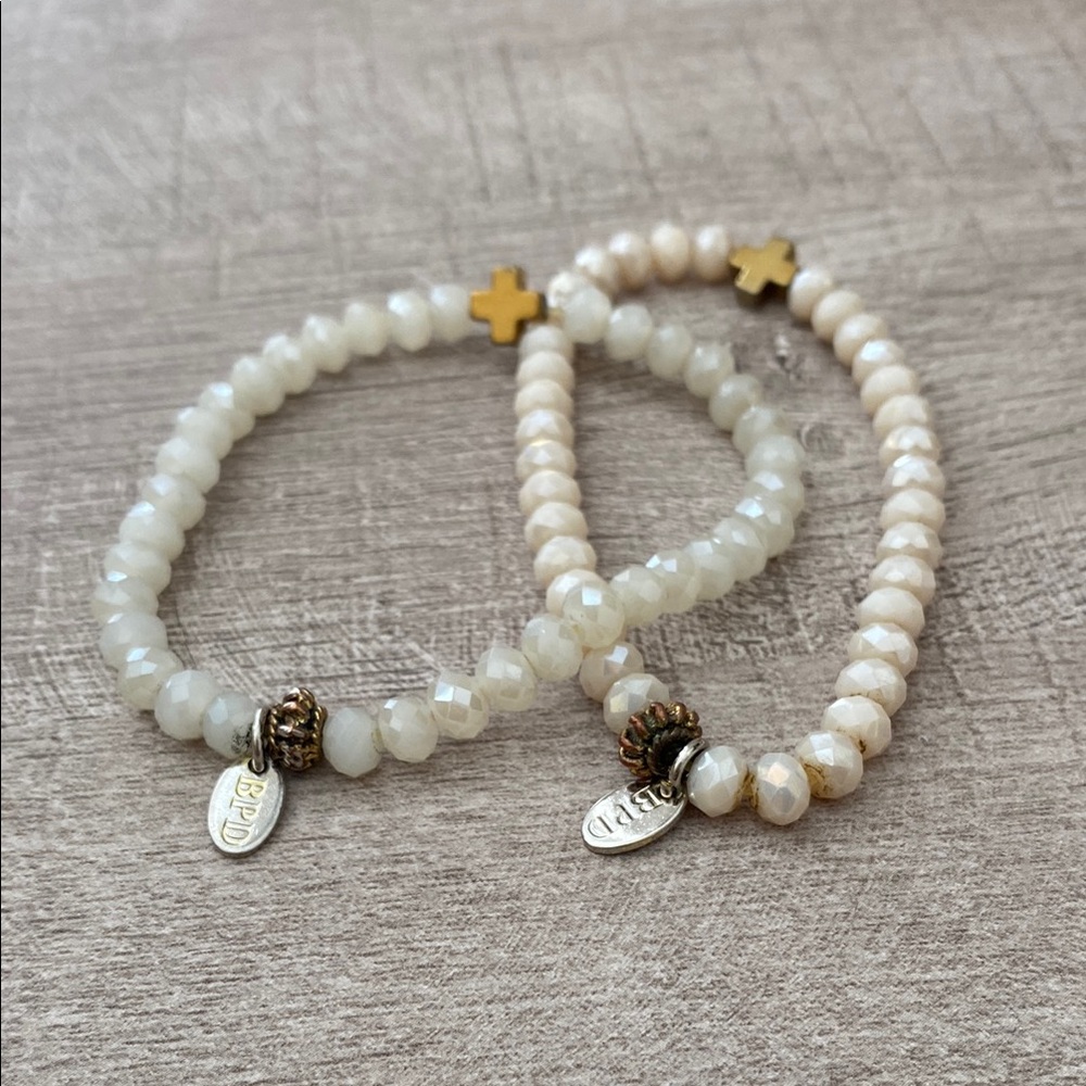 BPD Beaded Cross Bracelets